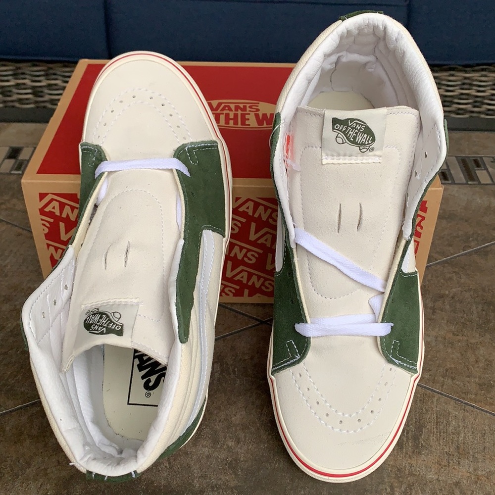 VANS WMNS SK8-HI RETRO SPORT MARSHMALLOW/BKOMBURG Sneakers - Picture 12 of 16